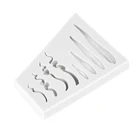 DIY 3D Кукла форма для волос, Детская форма для лица, помадка, торт, декоративная форма для шоколада, силиконовая форма для торта, изготовленный на заказ инструмент для выпекания высокого качества