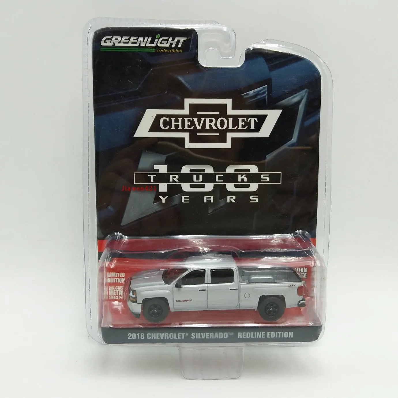 GreenLight 1:64 2018 Chevrolet Silverado игрушечный автомобиль из сплава игрушки для детей литая
