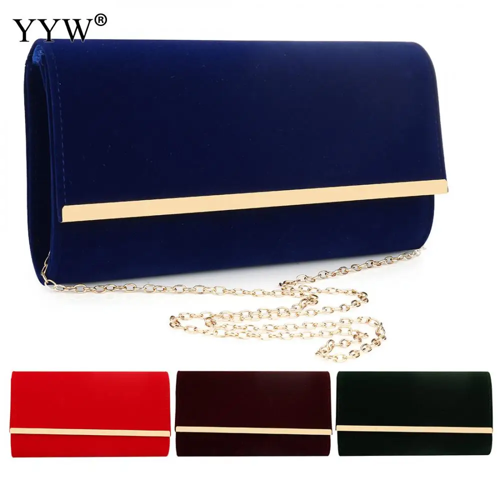 

Blue Flannelette Clutch Female Evening Luxury Handbags Women Bags Designer Clutch Female 2021 Black Sac Main Femme Wedding Bag