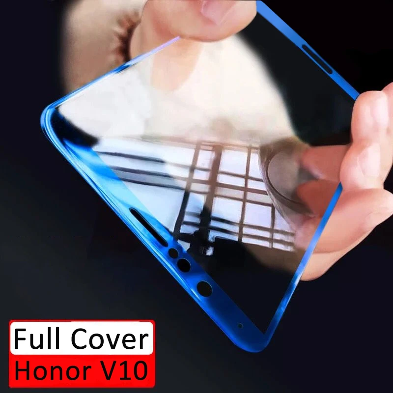Полное защитное закаленное стекло для huawei Honor 10 Lite защита экрана на Huawey View V10 Honor10