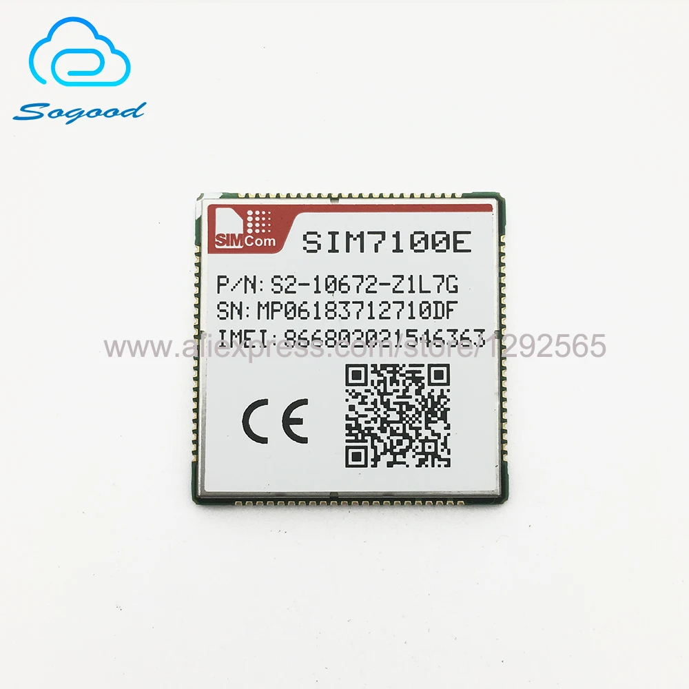 SIM7100E SIMCOM LCC LTE Cat3 модуль 100% новый и оригинальный без подделки LTE-FDD B1/B3/B7/B8/B20 |