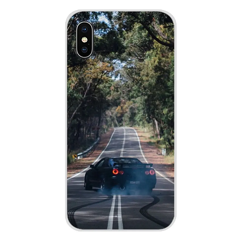 images 11 Прозрачный мягкий кожаный чехол Nissan Skyline GTR R34 для Apple IPhone X XR XS MAX 4 4S 5 5S 5C SE 6 6 S 7 8 Plus, ipod touch 5 6 - Цвет: images 11