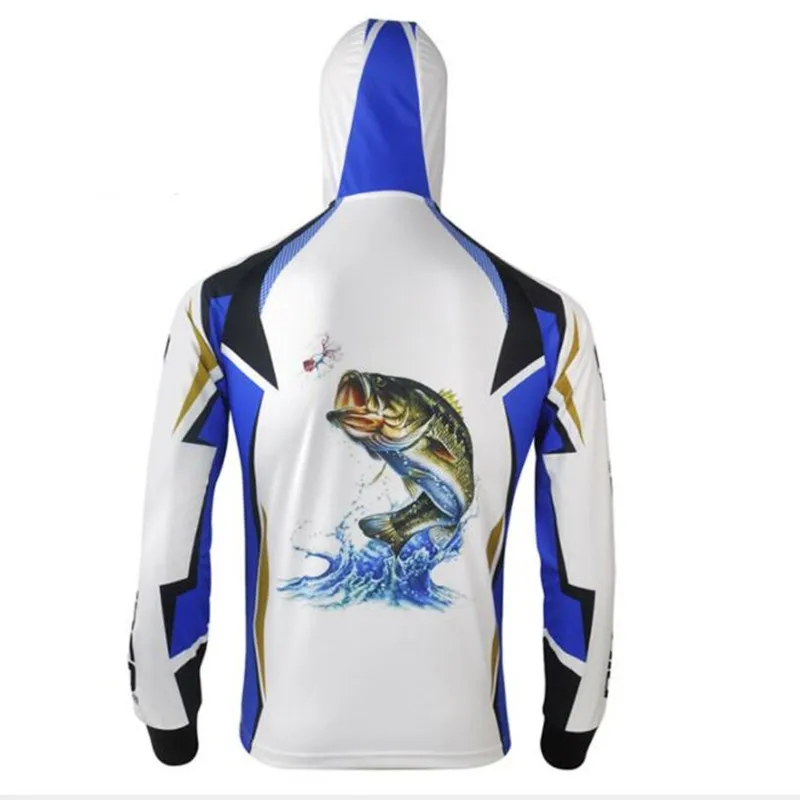 New Outdoor sport mens fishing clothes breathable quick dry Anti UV 40+ Anti-mosquit long sleeve hooded women fishing Shirts