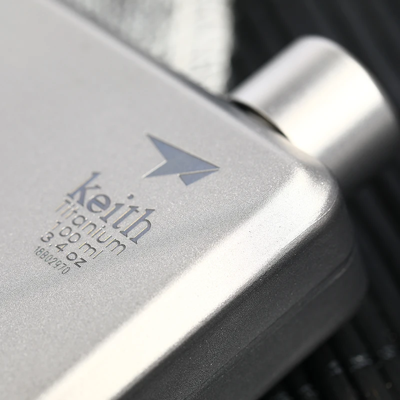 Кит титановый Флагон 100 мл красочная фляжка для улицы и кемпинга посуда напитков