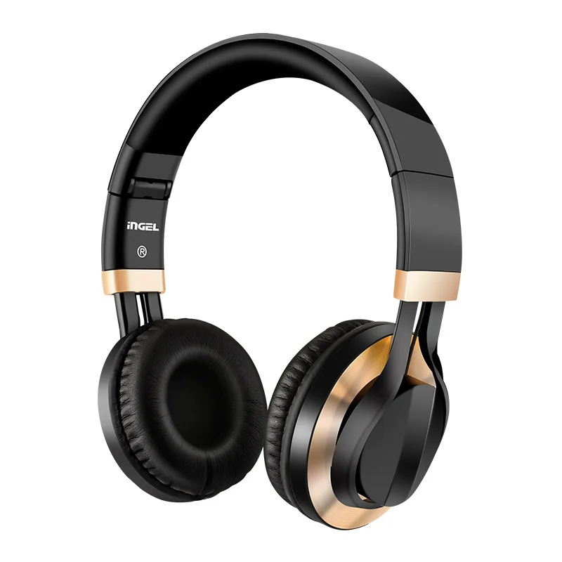 Новые проводные наушники с микрофоном Накладные бас HiFi Звук музыка стерео для
