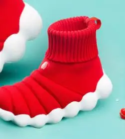 child waterproof 32 Xiaomi Водонепроницаемая Летающая ткацкая детская повседневная обувь родитель-ребенок Рождество осень и зима сапоги технология умная обувь - Цвет: child waterproof 32