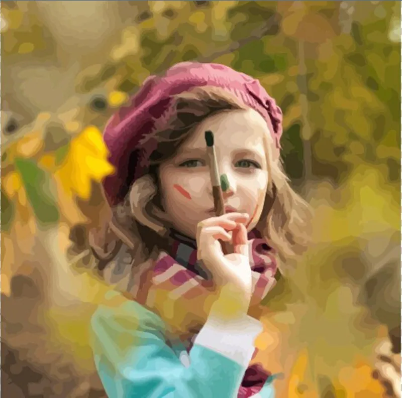 Фото на заказ сделать свой собственный diy цифровая картина маслом по номерам