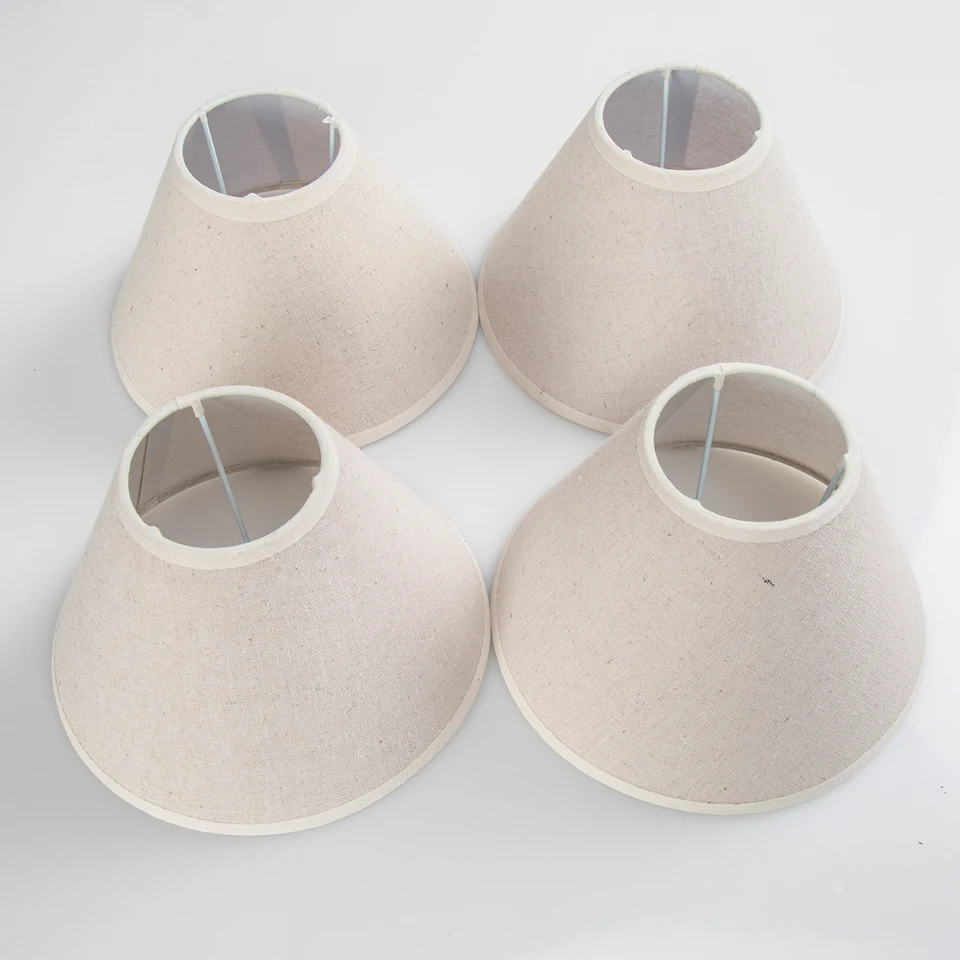 E14 E12 ручной работы тканевый ламповый абажур для настенного светильника в