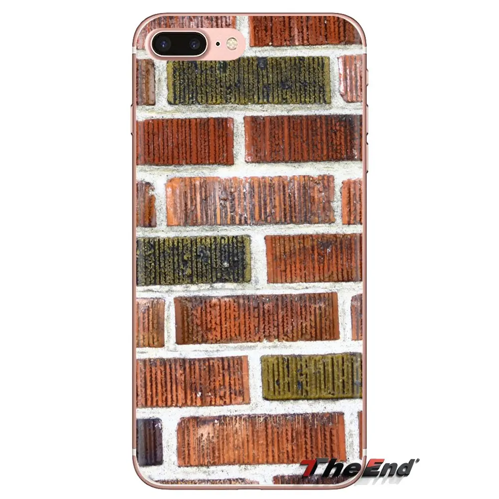 Текстуры кирпичи прозрачные мягкие чехлы для iPod Touch Apple iPhone 4 4S 5 5S SE 5C 6 6S 7 8 X XR XS Plus MAX