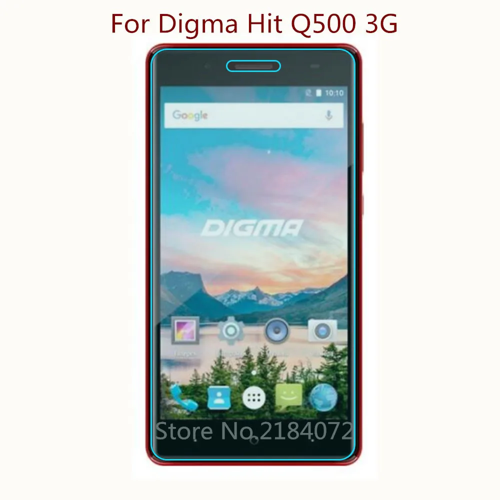 9H 2.5D Защитная пленка для экрана стекло телефона Digma Hit Q500 3G закаленное смартфона