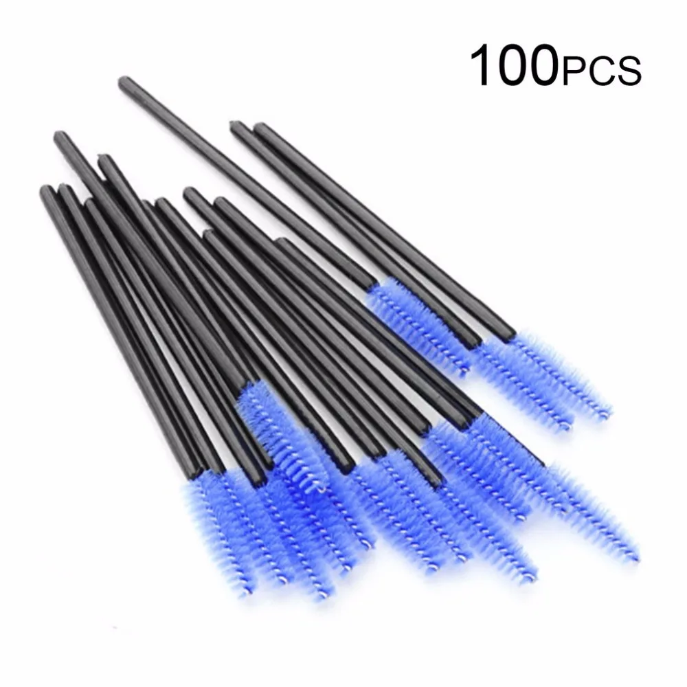 

100pcs/lot Disposable Eyelash Extension Brushes Individual Applicators Mascara Brush Makeup Tool Cosmetic Accessories