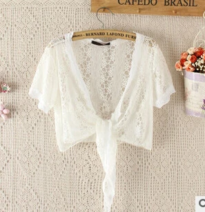 MLXSLKY Летняя женская прозрачная шаль модный ажурный кружевной кардиган с