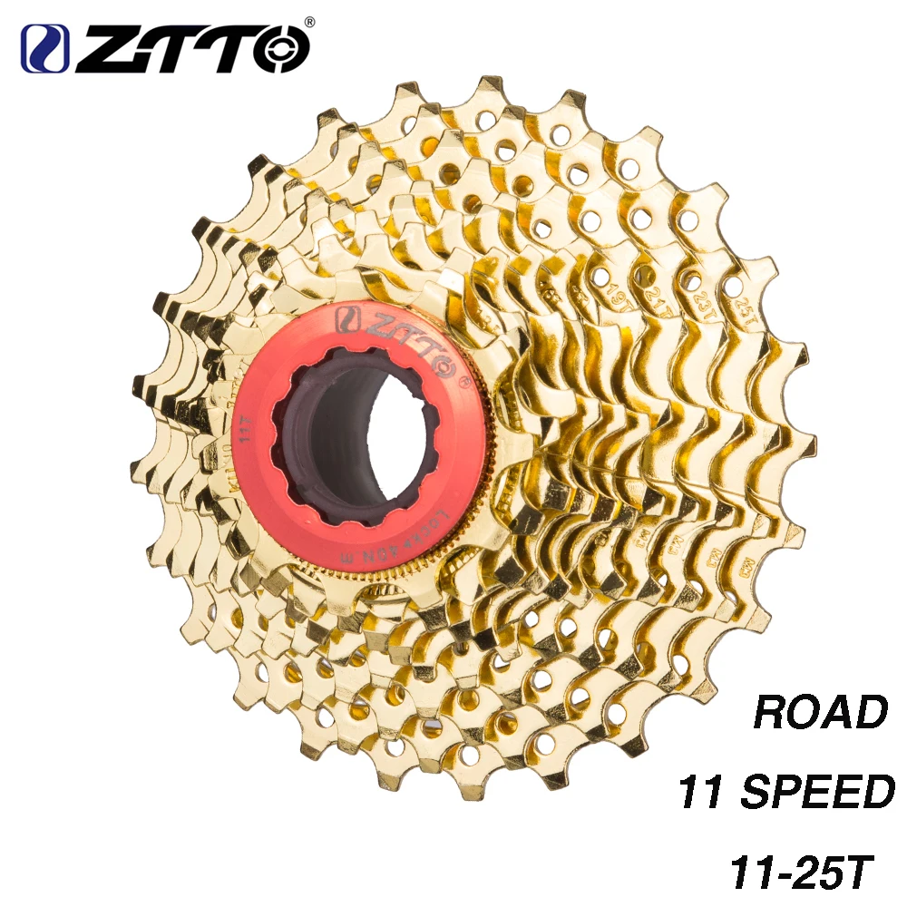 ZTTO 11 s 25t кассета золото 25T золотой Стальной свободный колесо 22 скорости маховик