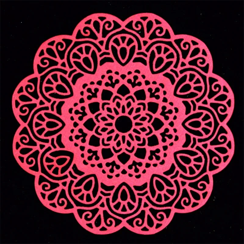 Металлический трафарет Flourish Doily для скрапбукинга альбома тиснения бумажных
