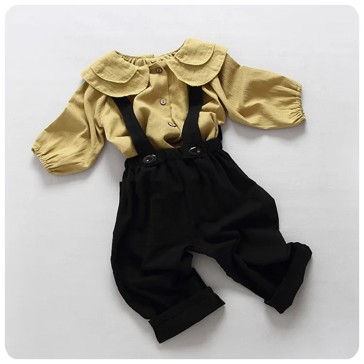 Детская одежда в Корейском стиле осенний кардиган с принтом куклы рубашка куртка