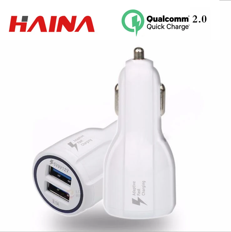 Автомобильное зарядное устройство Qualcomm Quick Charge 2 0 для iPhone Huawei Xiaomi USB быстрая