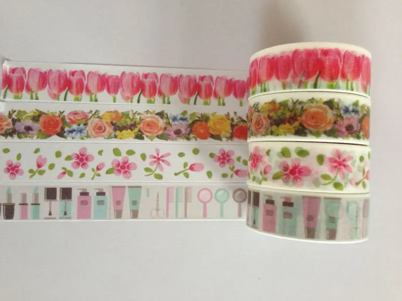 Набор декоративного скотча Васи 100 pc Оптовая продажа из Китая рисовая бумага