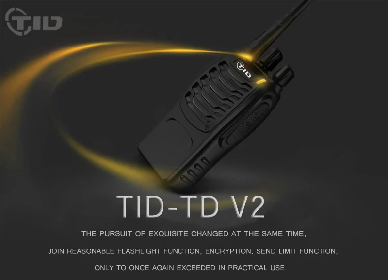 2 шт рация TD-V2 CB радио UHF 400-470MHz радио Любительская портативная рация приемопередатчик портативное радио для охоты