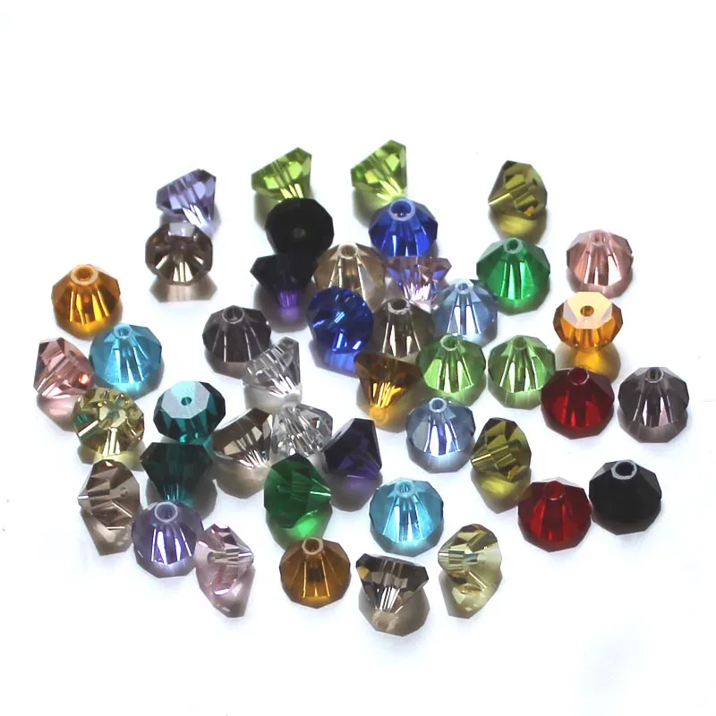 Стеклянный шарик StreBelle в форме башни из австрийского хрусталя 8 мм 100 шт.|jewelry diy|glass