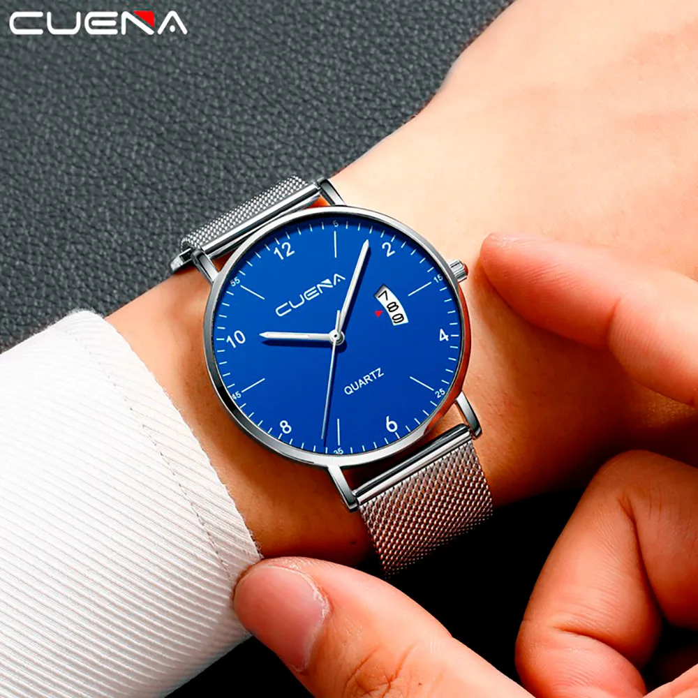 CUENA женские наручные кварцевые спортивные армейские с Циферблатом из