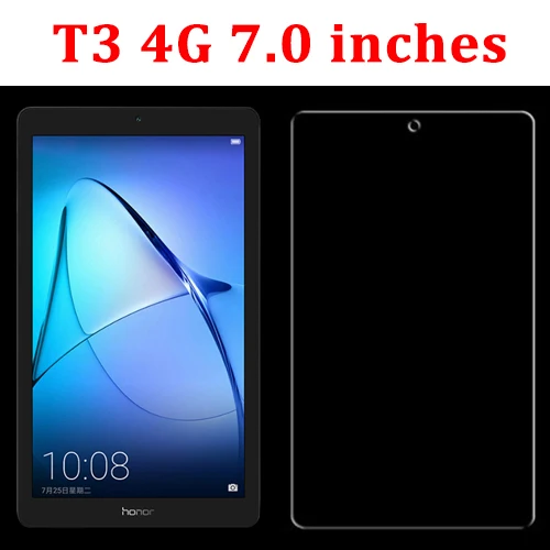 For T3 4G 7.0 inches Защитное стекло для планшета для huawei T3 Mediapad T 3 7 8 9,6 дюймов закаленное медиа-планшет Wifi версия 4G пленка экранная защита - Цвет: For T3 4G 7.0 inches