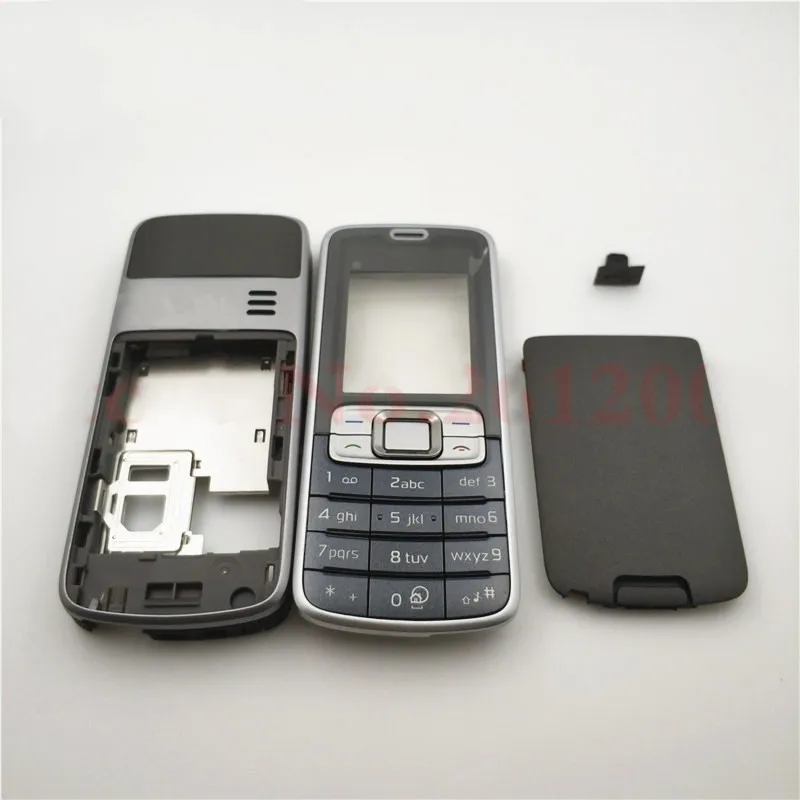 Для Nokia 3109 3109C Корпус Лицевая панель рамка чехол+ задняя крышка/крышка батарейного отсека+ клавиатура+ логотип