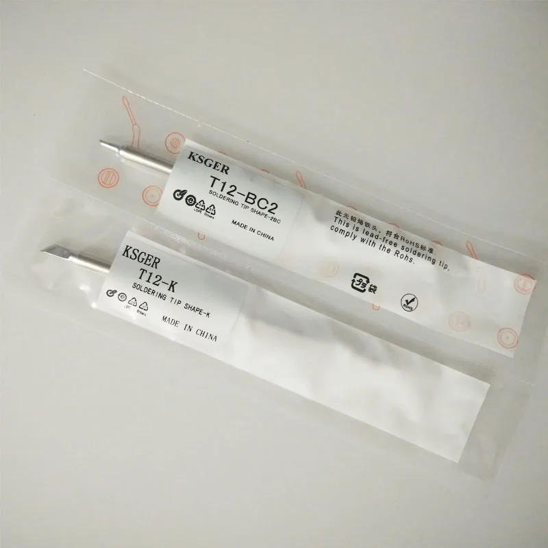 KSGER T12 наконечники для паяльника аксессуары модели C4 CF4 DL52 FX951 T12|soldering solder iron