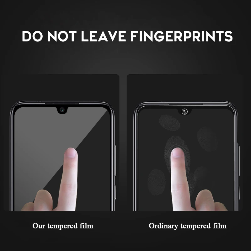 Полное покрытие закаленное стекло протектор экрана для Xiaomi Redmi Note 7 Pro 7A защитная