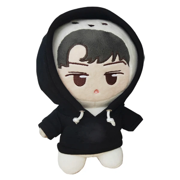 15cm darkhoodie-logo 15-20 см кукла использование кукла бейсбольная шляпа очки с цепочкой футболка сумка для спортивной обуви - Цвет: 15cm darkhoodie-logo