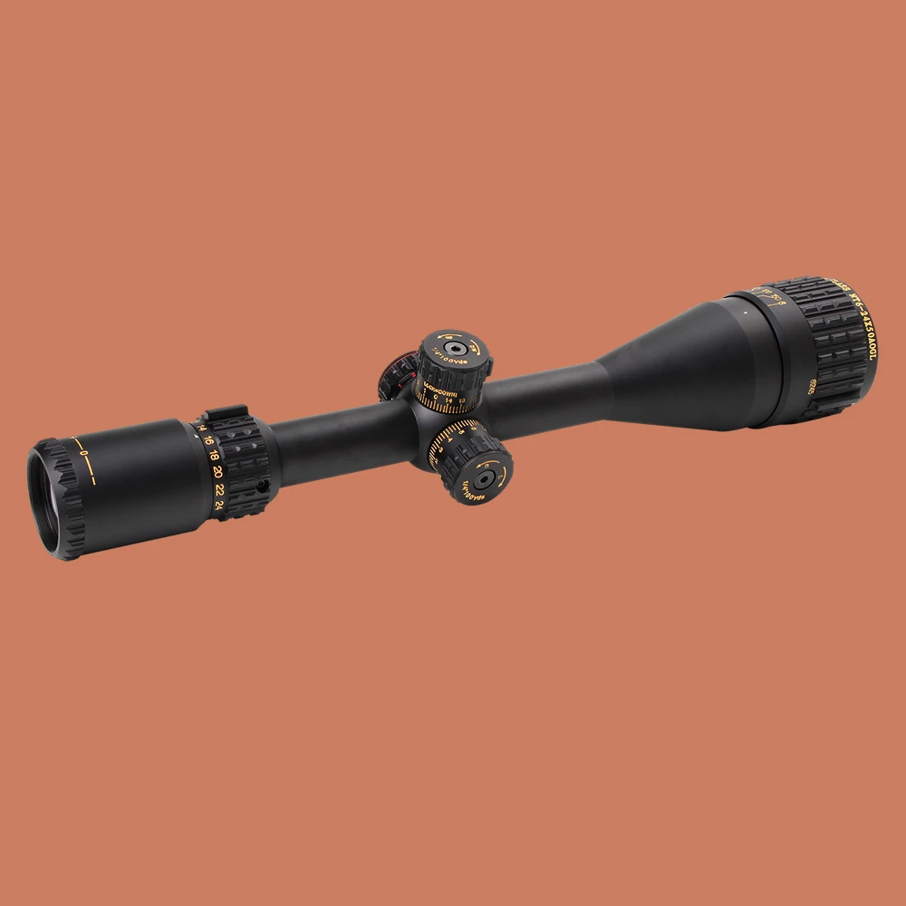 SNIPER NT 6-24X50 AOGL Hunting Tactical Optical Sight Full Size Glass Etched Reticle RGB llluminate Rifle Scope with Large Lens | Спорт и