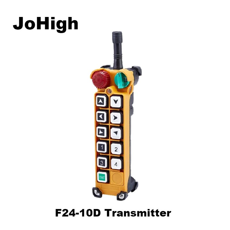 JoHIgh F24 10D двухскоростной кран пульт дистанционного управления Переключатель 10