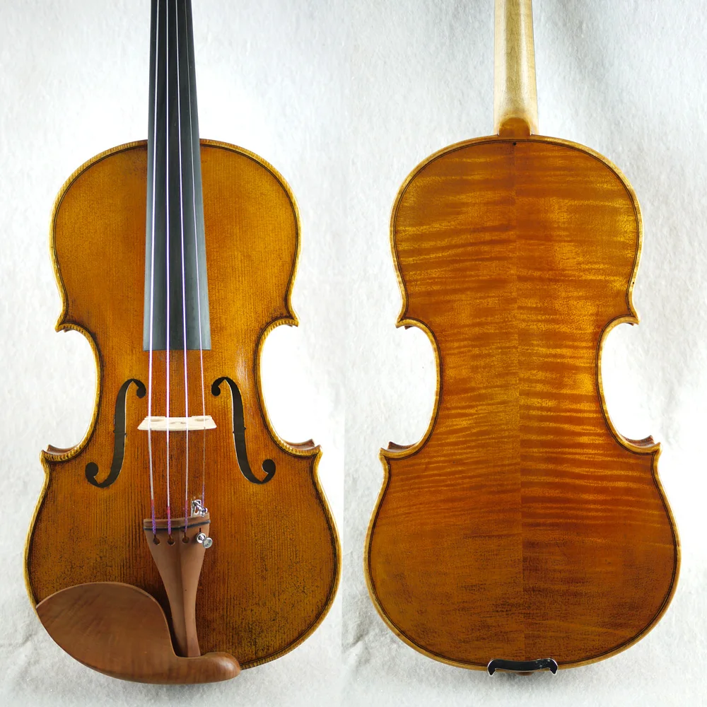 Скрипка "The Harrison" 1693, мастер-модель, Топ ручной работы масляного лака, no.1066. Античная скрипка, отличная установка