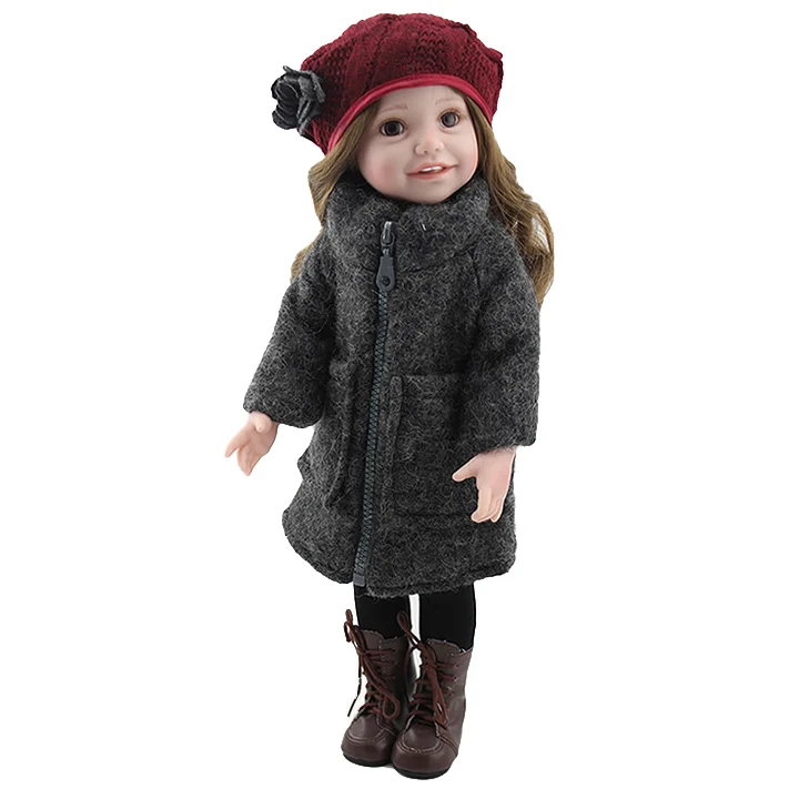 

18 Inch Lovely Vinyl Baby Doll Girl Doll Realistic Hobbies Handmade Baby Alive Doll for Children Christmas Gifts