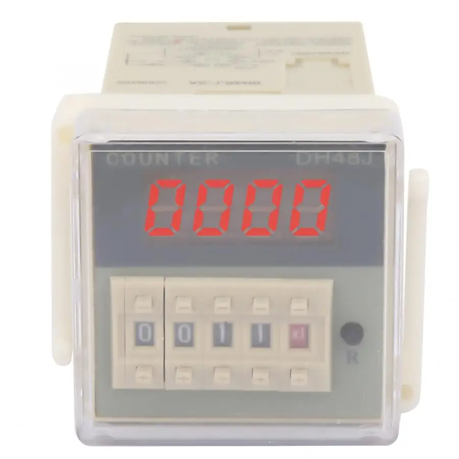 O111ROM DH48J 8A LCD цифровой электронный 8 контактов счетчик задержки Реле времени 0 999900