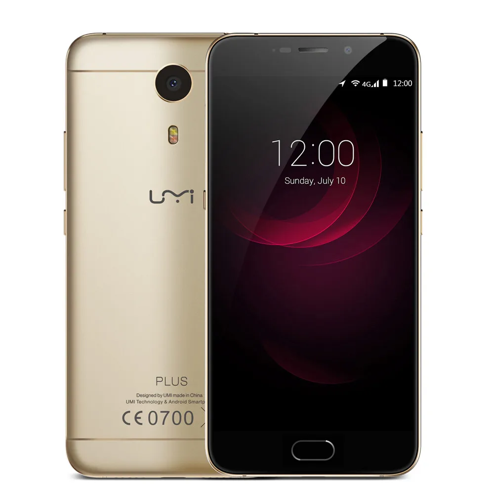 Umi Плюс 4 Г LTE Сотовый Телефон MediaTek Helio P10 Окта основные ГБ RAM 32 ROM 5.5 дюймов 4000 МАч