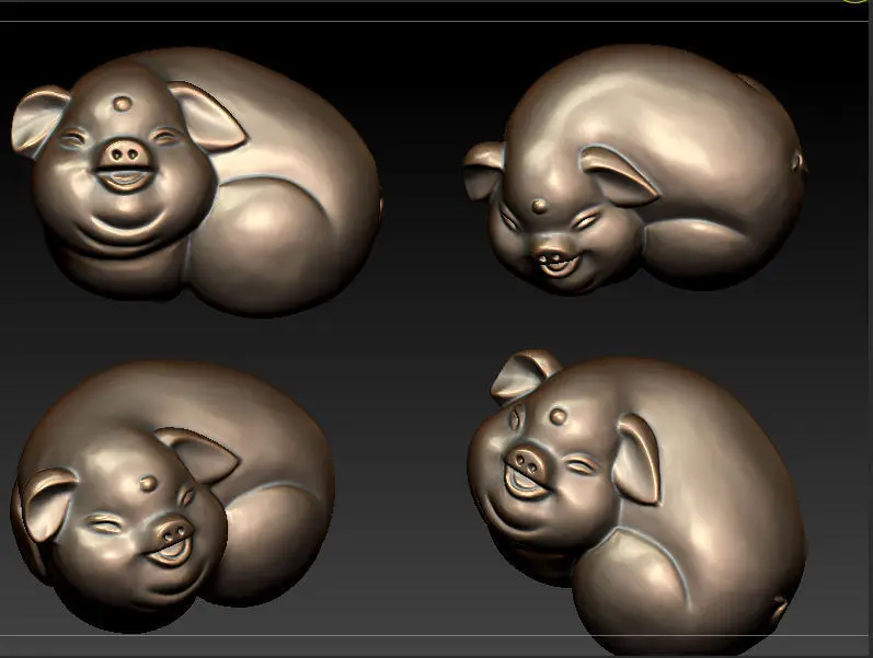 

3D модель для ЧПУ 3D резная фигура скульптура машина в формате STL файл Porket