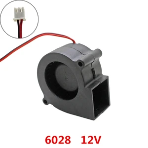 6028 Вентилятор охлаждения постоянного тока 12 В бесщеточный центробежный турбо вентилятор охлаждения кулер радиатор