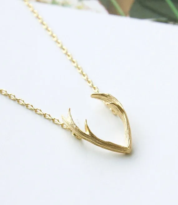 

Fashion antlers necklace, animals necklaces wholesale Cartoon antler 30pcs/Lot