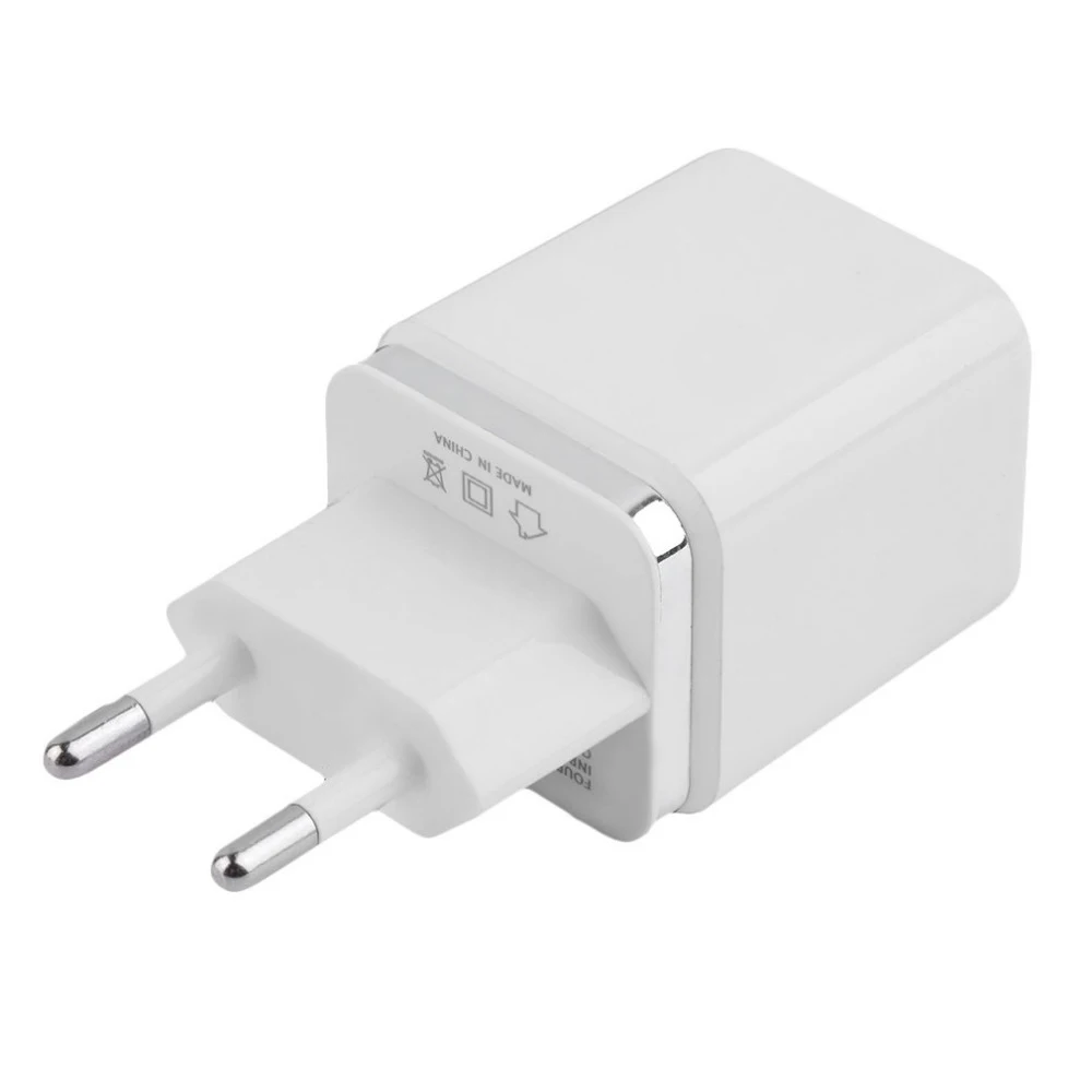 4 порта USB дорожное настенное зарядное устройство мульти блок адаптеров питания ЕС вилка для цифровой камеры и других устройств