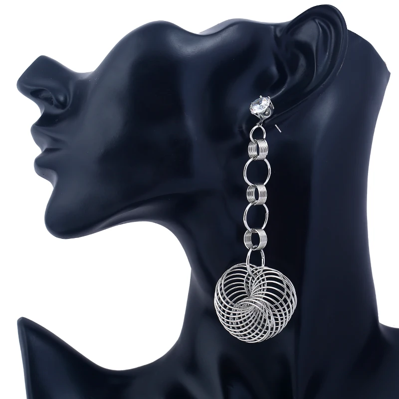 Стразы длинные кисточки кристаллы Серьги Сияющий очаровательный Glory независимых