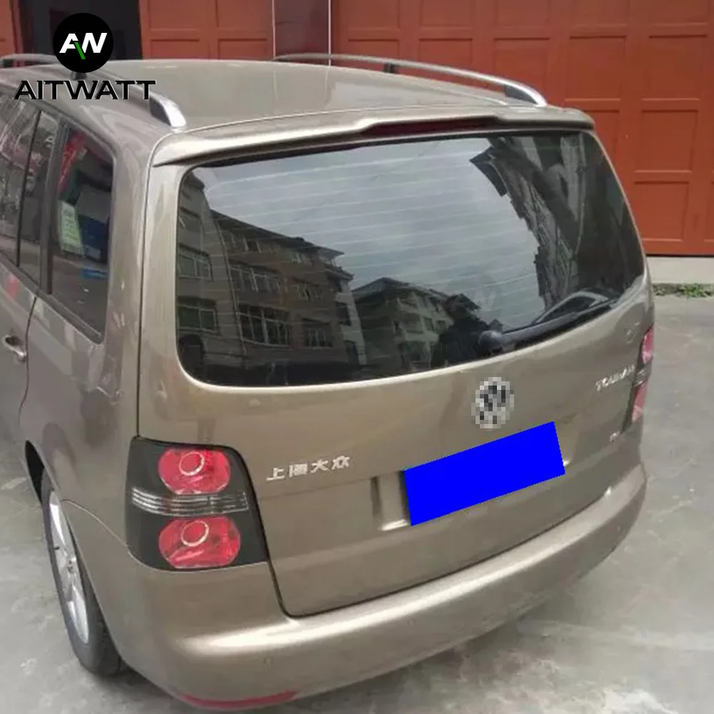 Подходит для Volkswagen Touran 2008-2015 Спойлер ABS пластик Неокрашенный праймер цвет заднее