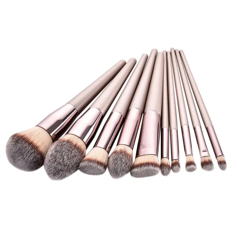 

4/9/10 pcs brushes Professional Makeup Eyebrow Blusher Lip Powder Foundation Eyeshadow Eyeliner Brush Cosmetic Brush