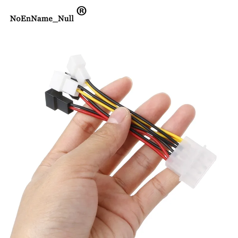Кабель адаптера IDE Molex 4 Pin To 4X 3 TX3 чехол охлаждающий вентилятор адаптер питания