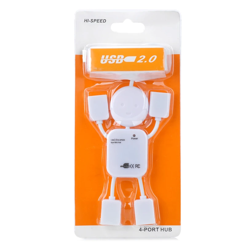 Maikou новый 4 Порты и разъёмы с высоким уровнем Скорость USB 2 0 гуманоид HUB|USB-хабы| |