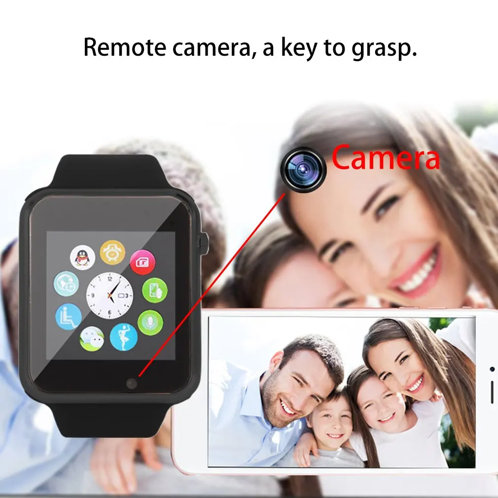 A1 WristWatch Bluetooth Smart Watch Sport Pedometer with SIM Camera Smartwatch For Android Smartphone watch men relogio reloj | Наручные