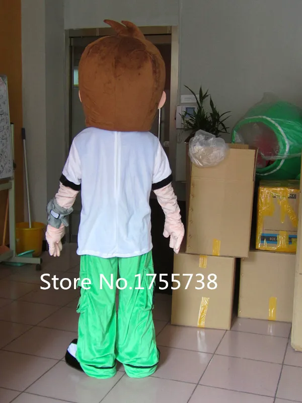 Костюм талисмана глупый мальчик костюм взрослый размер бесплатная доставка