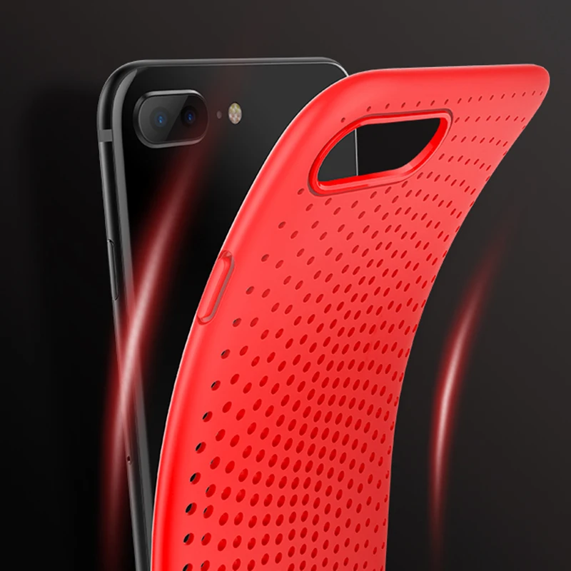 Чехол для телефона iPhone 6 6s 7 8 Plus с полым отводом тепла iphone x xs max xr матовый