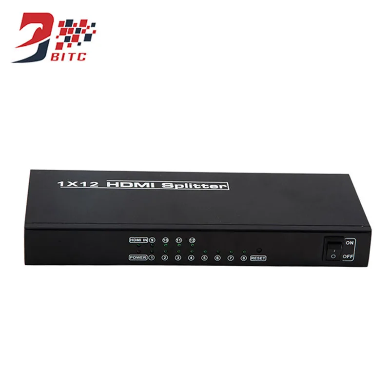 SZBITC 12 портов 4k HDMI сплиттер коммутатор 1x12 HDMI дистрибьютор 1 в 12 выход для HDTV PS3 xbox программы
