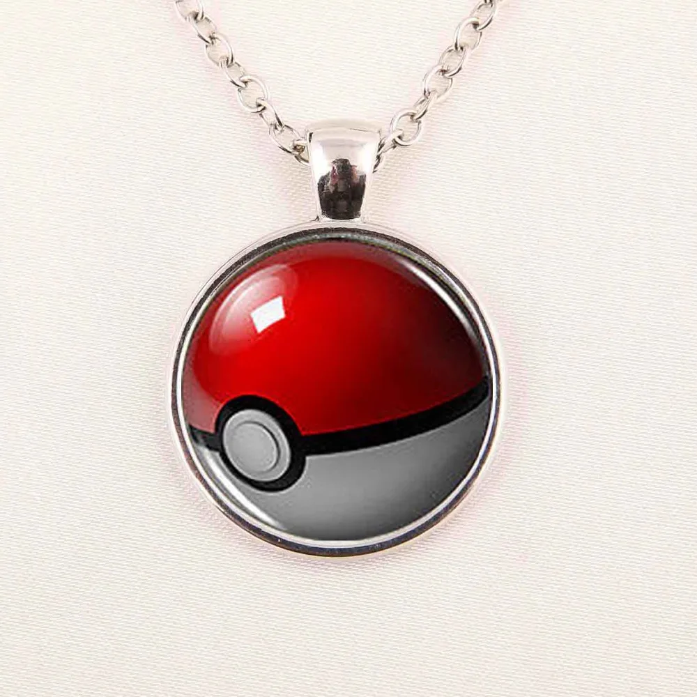 Аниме снежный глобус Pokeball Charizard модное ожерелье 1 шт./лот кулон стимпанк ювелирные