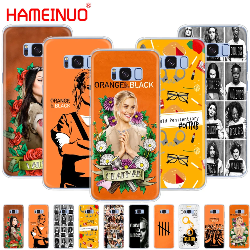 HAMEINUO ORANGE IS THE NEW BLACK чехол для мобильного телефона Samsung Galaxy S9 S7 edge PLUS S8 S6 S5 S4 S3 MINI |